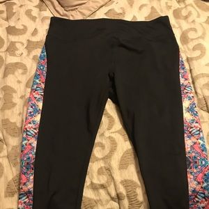 Lularoe Jade Workout Capri Crop Pants Size XL